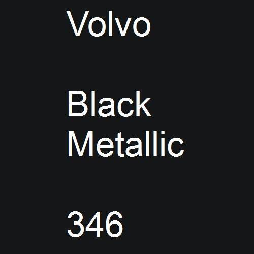 Volvo, Black Metallic, 346.